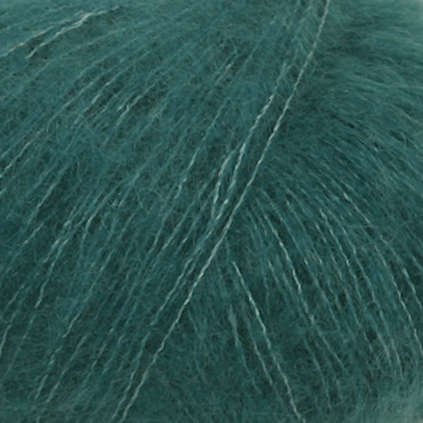 Drops Kid-Silk Garn Mohair Silke 25 g petrol 24