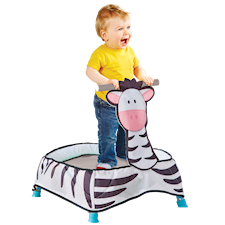 Pop 'N' Fun Zebra Toddler Trampoline