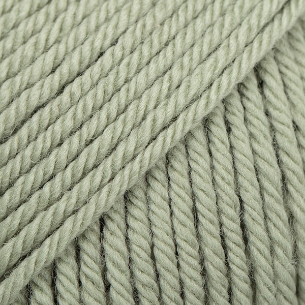Daisy Uni Colour Ullgarn 50 g off Sage green (26) Drops