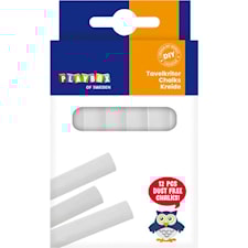 Tavelkritor vita 12-pack Playbox