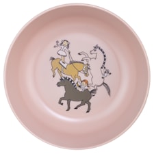Pippi Cirkus Skål Rosa Rätt Start