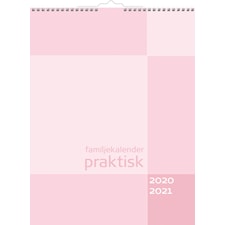 Väggkalender 20-21 Burde Familjekalender Praktisk