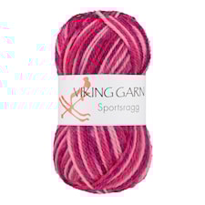 Sportsragg Garn Ullmix 50 g Multirosa 564 Viking Garn