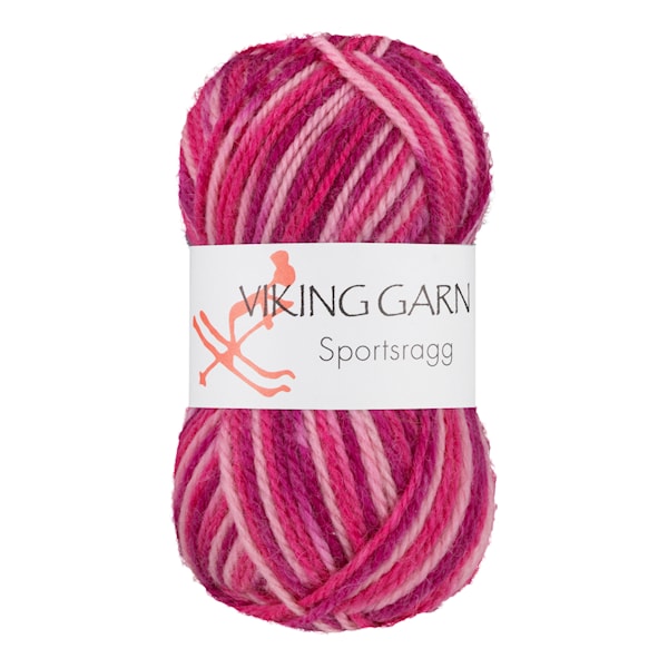 Sportsragg 50 g Multirosa 564 Viking Garn