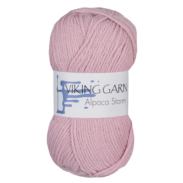Alpaca Storm 50 g Lys rosa 566 Viking Garn