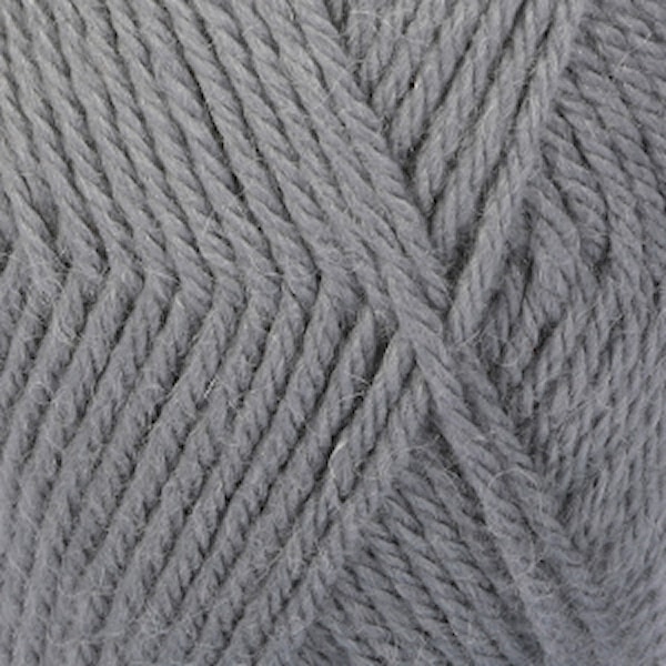 Drops Lima Uni Colour Lanka Villasekoitus 50g Medium Grey 8465