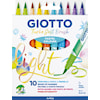 Brushpen Pastellivärit 10-pack Giotto Turbo