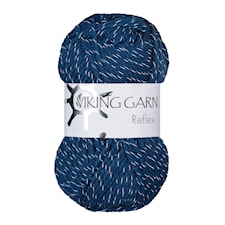 Reflex 50 g tummansininen Viking Garn