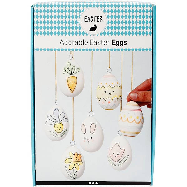 Creativ Company Materialsett Vakre Påskeegg -  DIY & Hobbysett