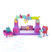 Gabbyn elokuvan Pawsome-juhlahuoneleikkisetti Gabbyn nukkekoti