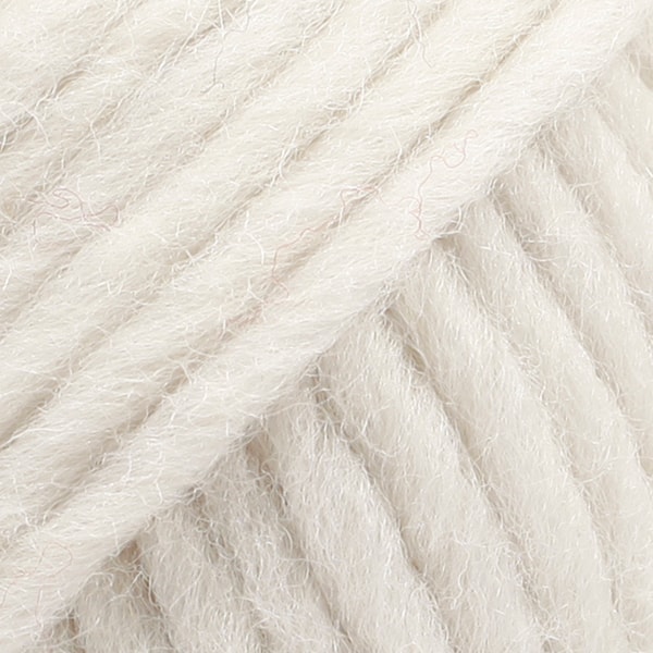 Snow (Eskimo) Uni Colour Ullgarn 50 g Kritt 88 Drops