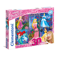 3D-puslespill Disney Princess, 104 brikker, Clementoni