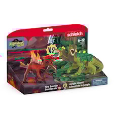 Eldrador Fire Saurian och Jungle Lizard Schleich