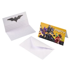 LEGO Batman inbjudningskort, 8 st