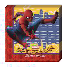 Spiderman Homecoming Servetter, 20 st