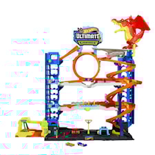 City Ultimate Garage med Bilar Hot Wheels