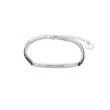 Bud To Rose, Happi Armbånd, Blå og Sølv