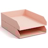 Brevkorg Stapelbar Dusty Pink 2-pack Bigso Box of Sweden