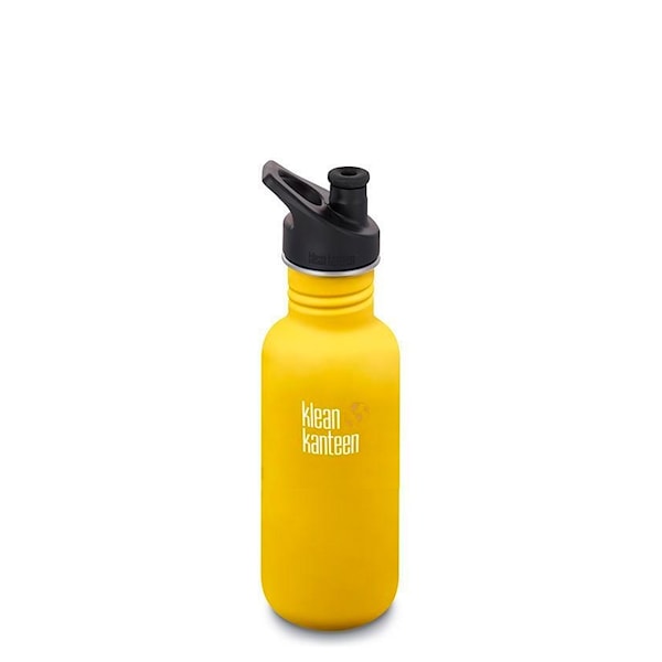 Klean Kanteen Classic Vattenflaska 0.532 L Rostfritt Stål Lemon Curry Klean Kanteen Classic Vattenflaska 0.532 L Rostfritt Stål Lemon Curry