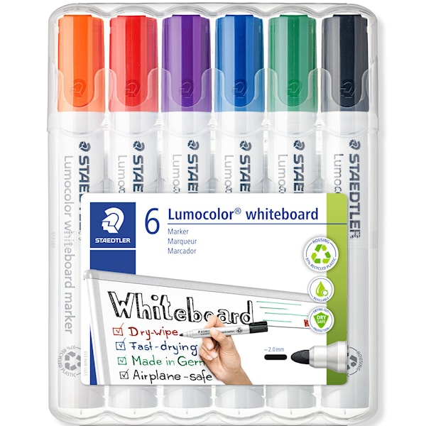 Lumocolor Whiteboardtusj 6 stk. Staedtler