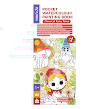 Målarhäfte Saga Med Färger & Pensel mierEdu