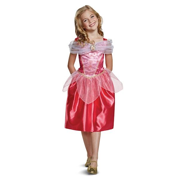 Jakks Pacific Disney karnevalskostyme for jenter Tornerose Aurora 125-135 cm