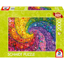 Palapelit Swirling colours in bloom 2000 palaa, Schmidt