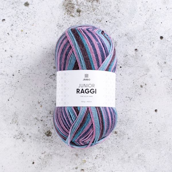 Junior Raggi Garn Ullmiks 100 g Grafitti Street (68447) Järbo
