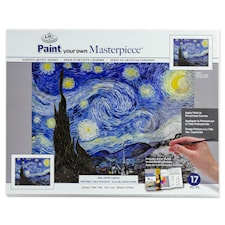 Royal & Langnickel Paint Your Own Masterpiece "Starry Night" 17 delar