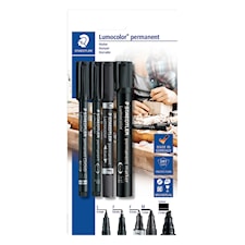 Lumocolor Permanent tusj Sett 4 stk. Staedtler