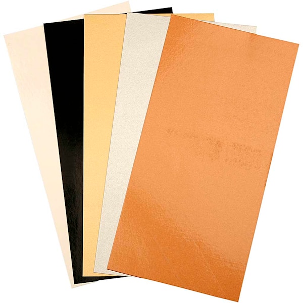 Color Dekor värikalvo, arkki 10x20 cm, 5 laj. arkki, metallic-värit