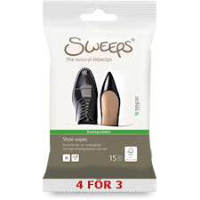 Sweeps® Shoe wipes, 15st