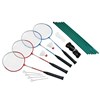 Badminton set 4 spelare ink Nät