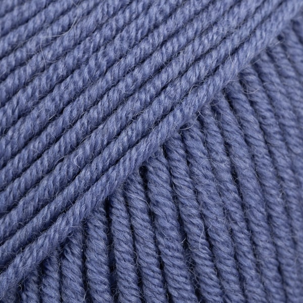 Merino Extra Fine Uni Colour Garn Merinoull 50 g Jeansblå (13) Drops