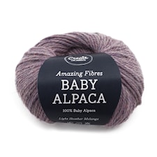 Adlibris Baby Alpaca, 50 g, Light Heather Melange A252