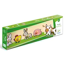 Lasten Nuppipalapeli 5 Palaa Maatilan Eläimet Djeco