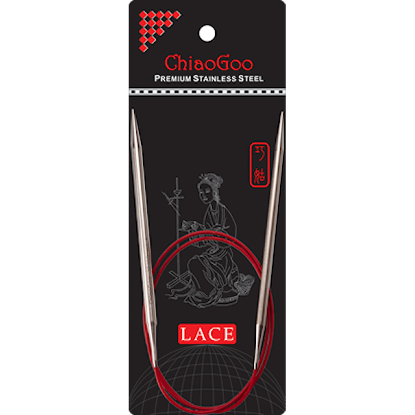 SS Red Lace Circular Rundsticka 80 cm Chiaogoo