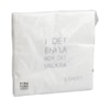 ERNST Servetter Med Två Citat Enkla/Ljuspunkter 20 st Dia 33 cm Vit