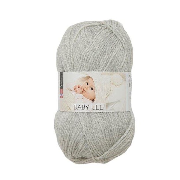Viking of Norway Baby Ull 50 gr Perlegrå 312