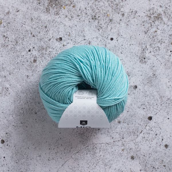 Mio Garn Merinoull 50 g Aqua Haze Järbo