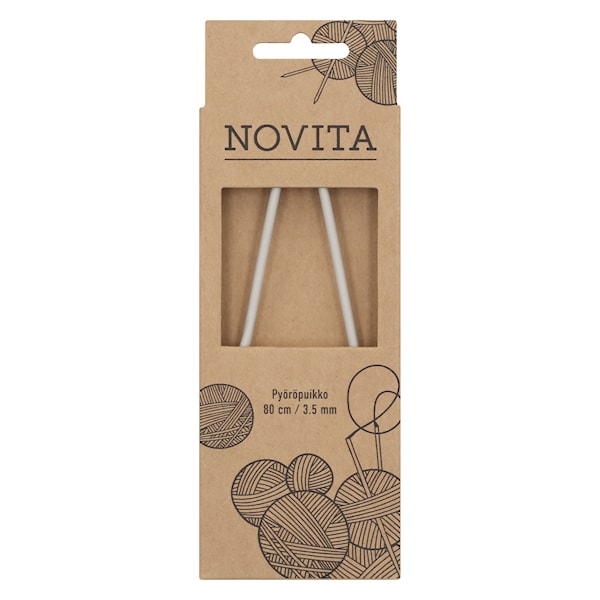 Rundpinner Aluminium 80 cm Novita
