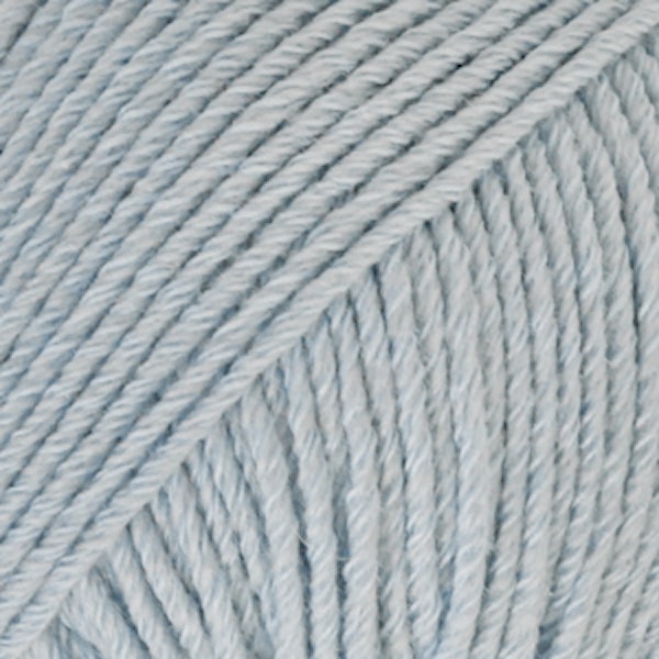 Drops Cotton Merino Uni Colour Lanka Villasekoitus 50g Ice Blue 09