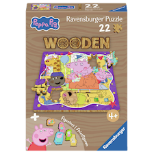 Greta Gris Träpussel 22 Bitar Ravensburger