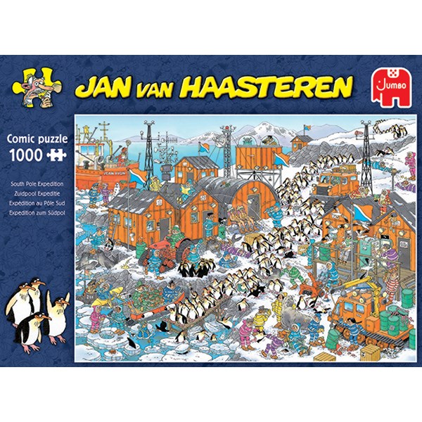 Jan Van Haasteren South Pole Expedition Pussel 1000 bitar, Jumbo