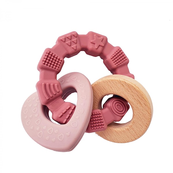 Bitleksak Hjärta Rosa Summerville Organic