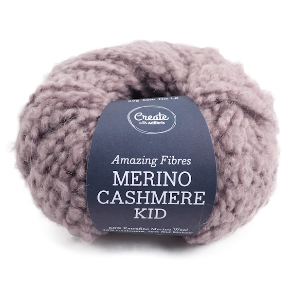 Adlibris Merino Cashmere Kid 50g Vintage Purple A511