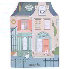 Värityskirja tarroilla - Tanssikoulu Moulin Roty