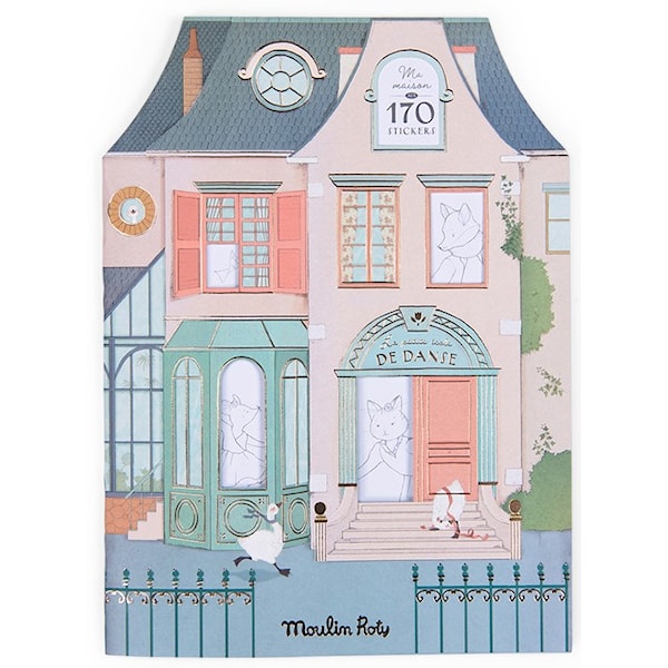 Malerbok med klistremerker - Dansestudio