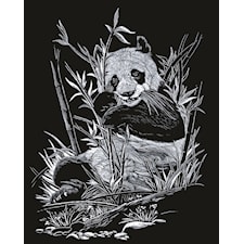 Royal & Langnickel Gravyrkonst Silver Panda 21,3x29,5 cm