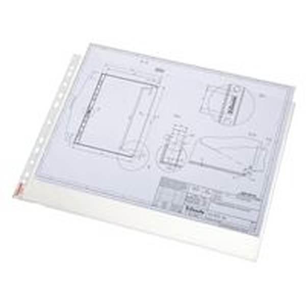 Plastfickor 0,08 mm A3 Präglad 50 st